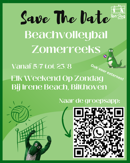 Large beachvolleybal zomerreeks